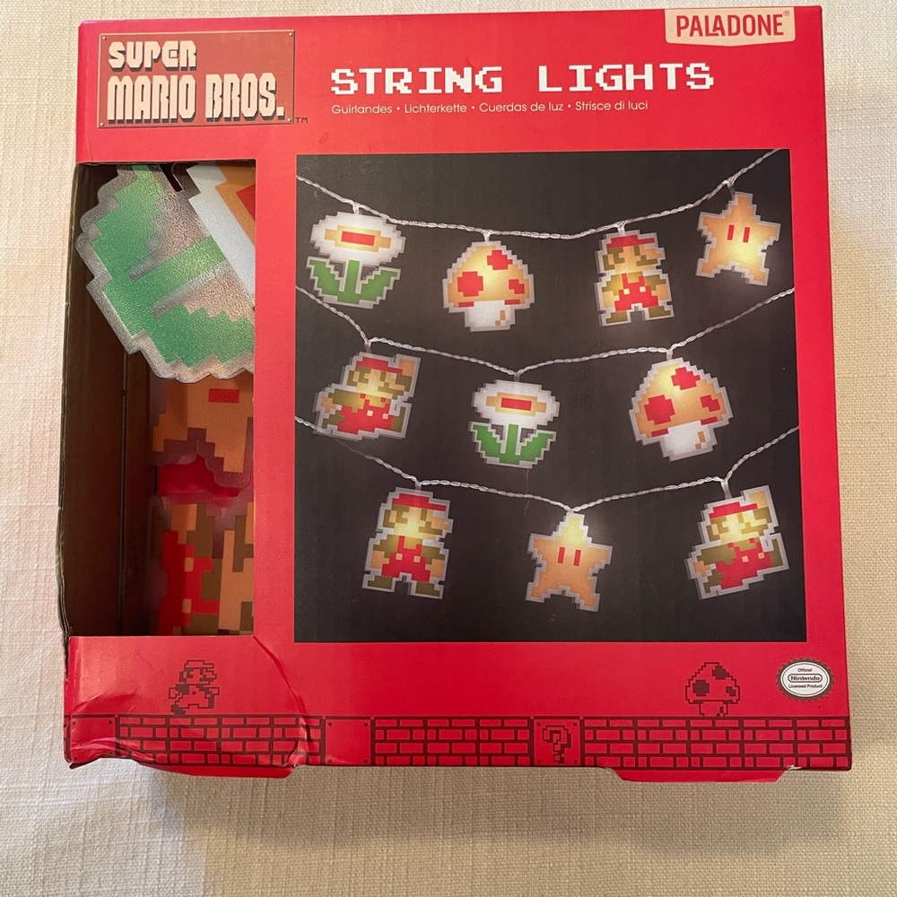 Mario string lights
